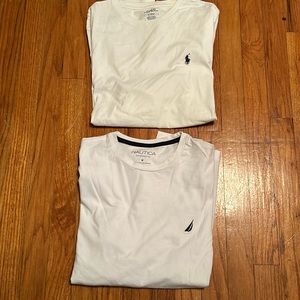 Lot of Two Men’s Medium Long Sleeve Shirts -Nautical & Polo